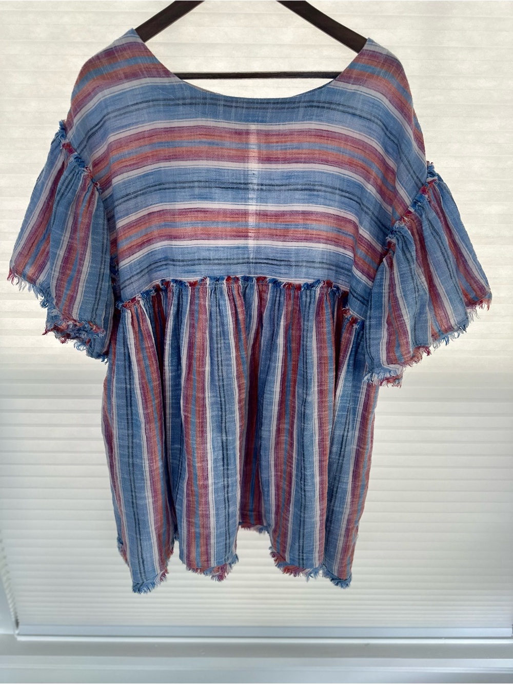 AUTHENTIC FREE PEOPLE "SUMMER NIGHTS" STRIPED TUNIC DRESS